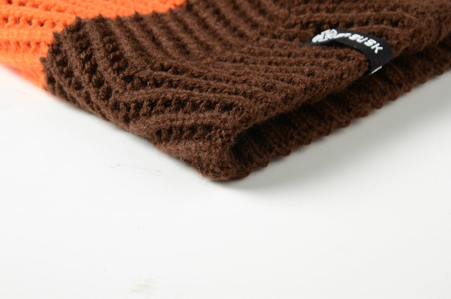 Fleece Lined Knitted Hat Scarf for Outdoor Activities