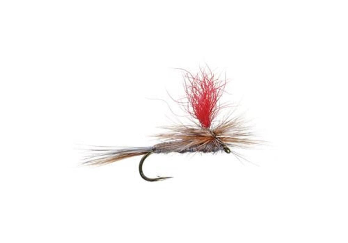 Adams Hi-Viz Parachute Classic Dry Fly - Size 14, 12 Flies Set - Korvel