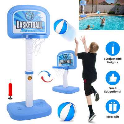Jeu de basketball 2 en 1 pour piscine