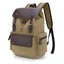 Mochila Retro de Lona con Cierre de Cordón - Elegante y Duradera
