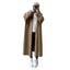 Manteau en Tricot Mi-Long à Couleur Unie pour Femmes