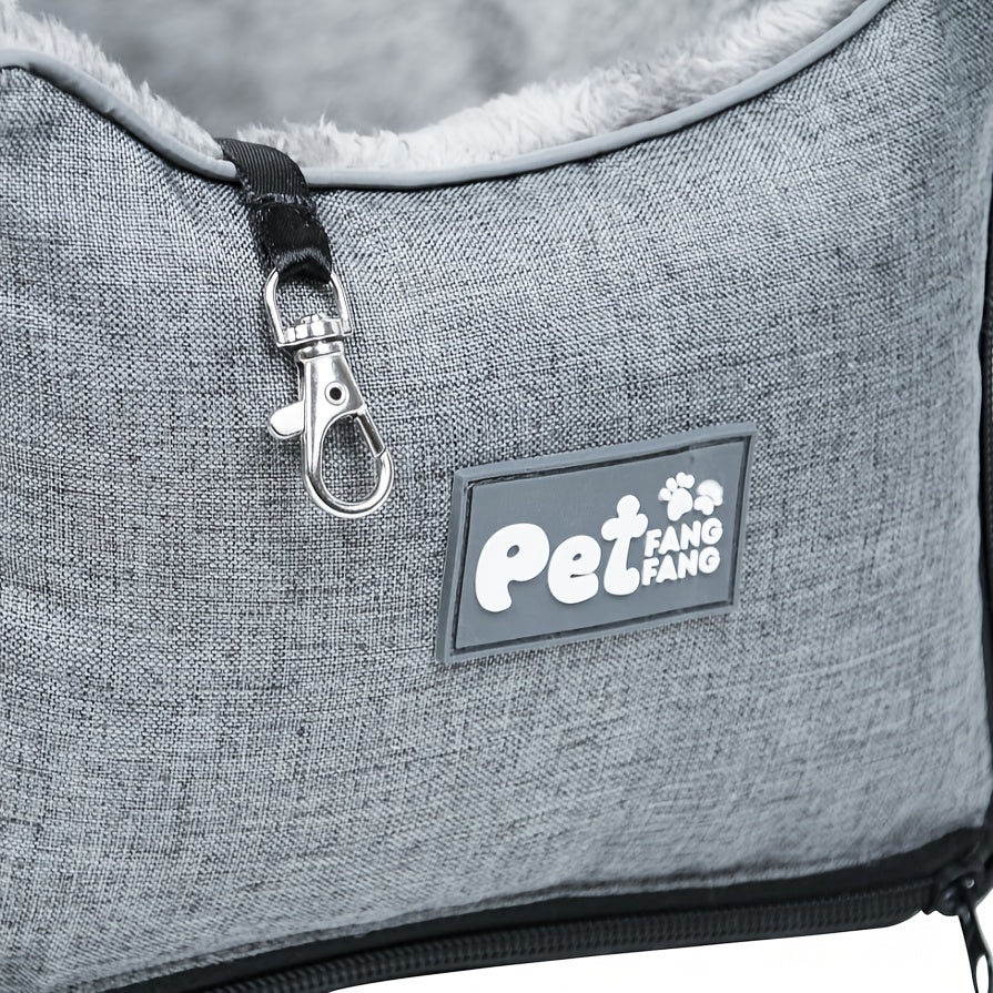 Asiento de coche de viaje acogedor para mascotas pequeñas