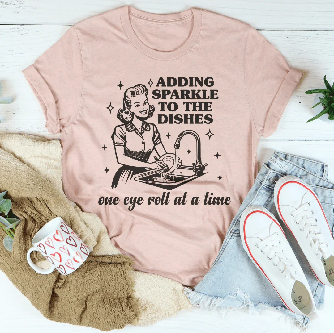 T-shirt Ajouter de l'Éclat aux Vaisselles