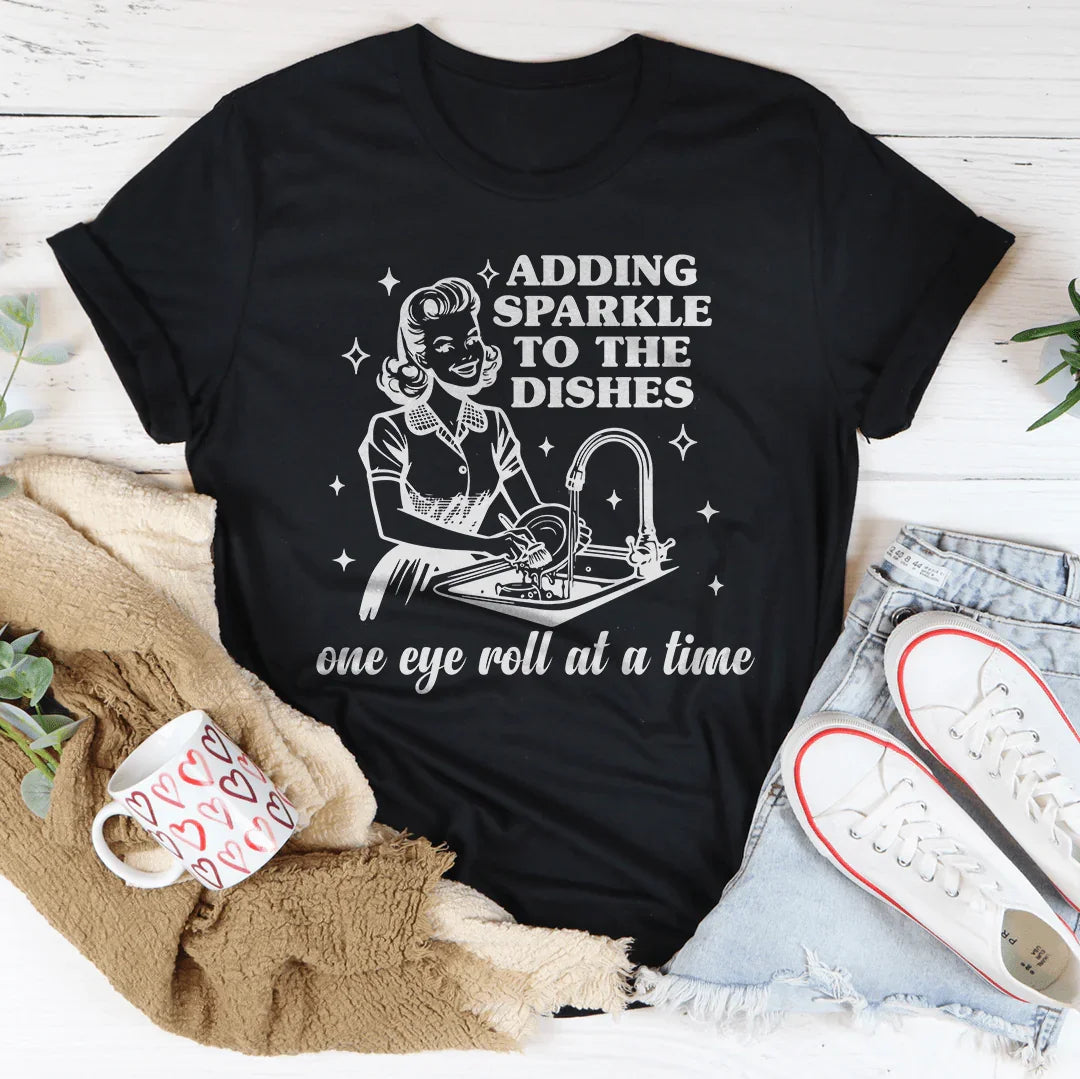 T-shirt Ajouter de l'Éclat aux Vaisselles