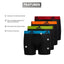 adidas Kids' Performance Boxer Briefs (4-Pack) - Black/Solar Blue/Green