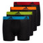 adidas Kids' Performance Boxer Briefs (4-Pack) - Black/Solar Blue/Green
