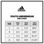 adidas Kids' Performance Boxer Briefs (4-Pack) - Black/Solar Blue/Green