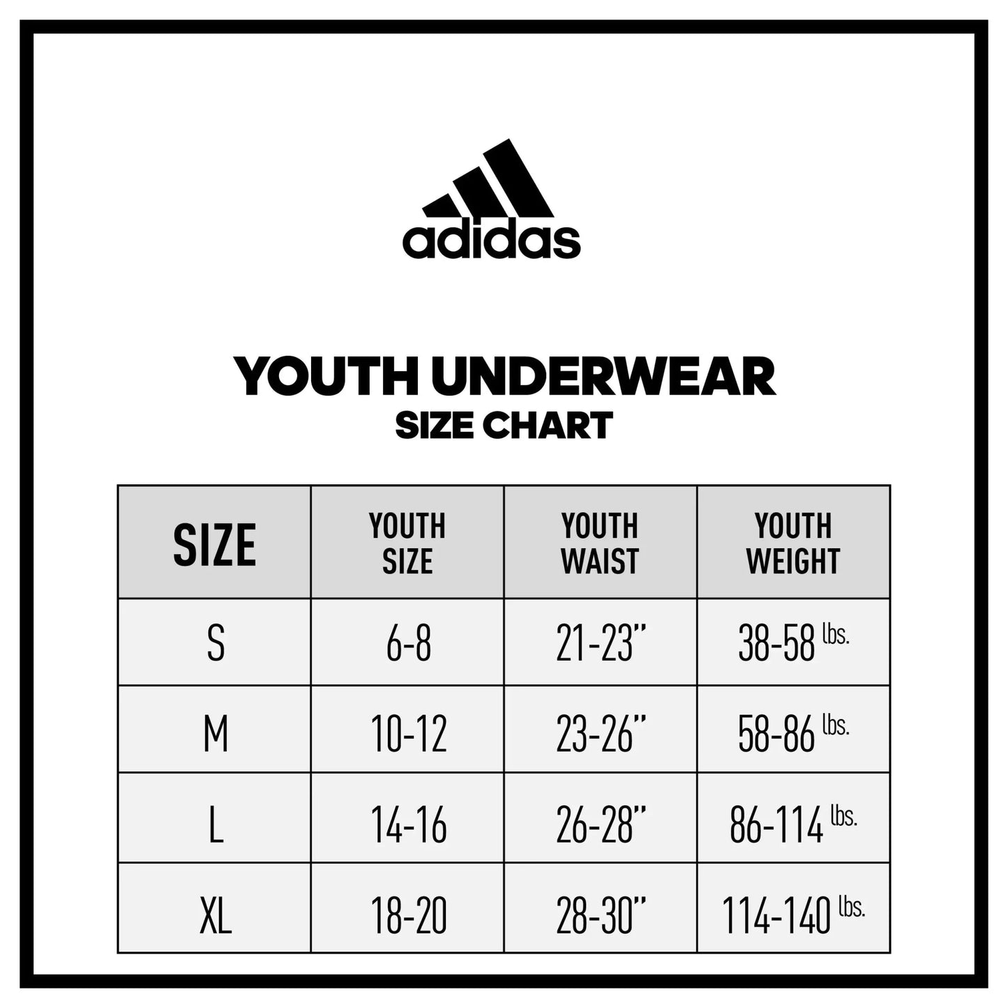 adidas Kids' Performance Boxer Briefs (4-Pack) - Black/Solar Blue/Green