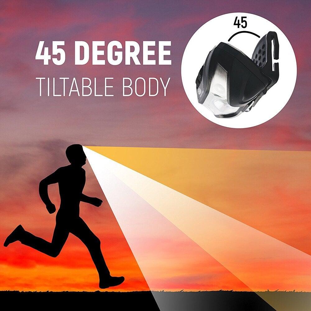 Linterna Frontal LED Recargable Ajustable para Aventuras al Aire Libre