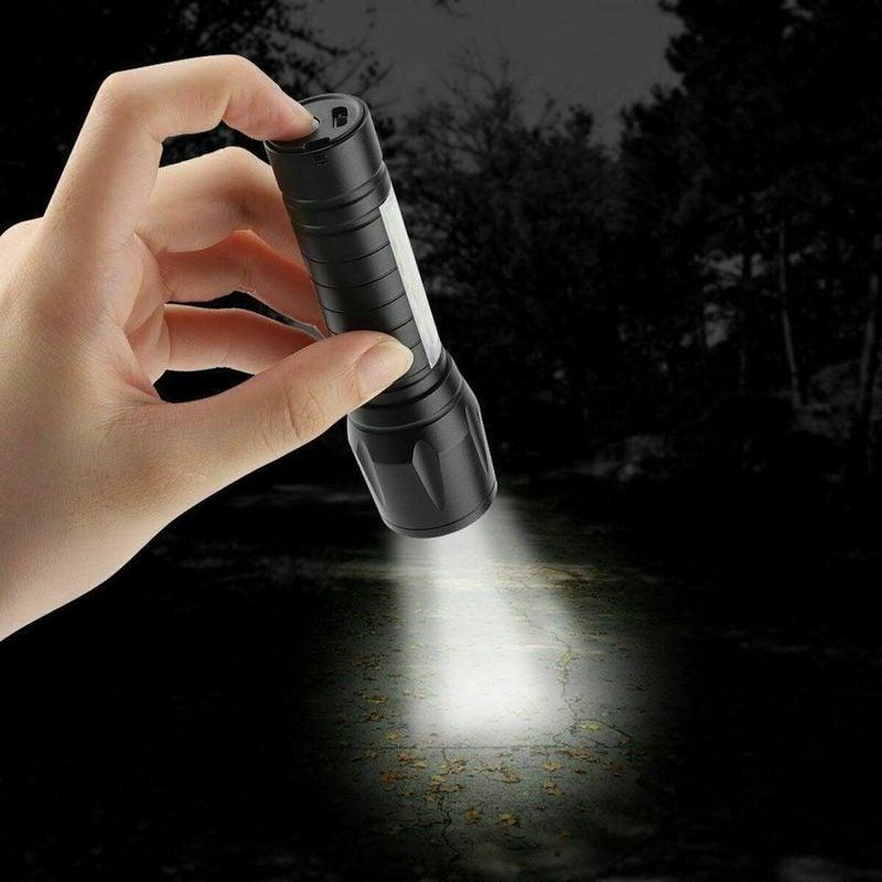 Versatile Rechargeable LED Tactical Flashlight - Compact & Waterproof - Korvel