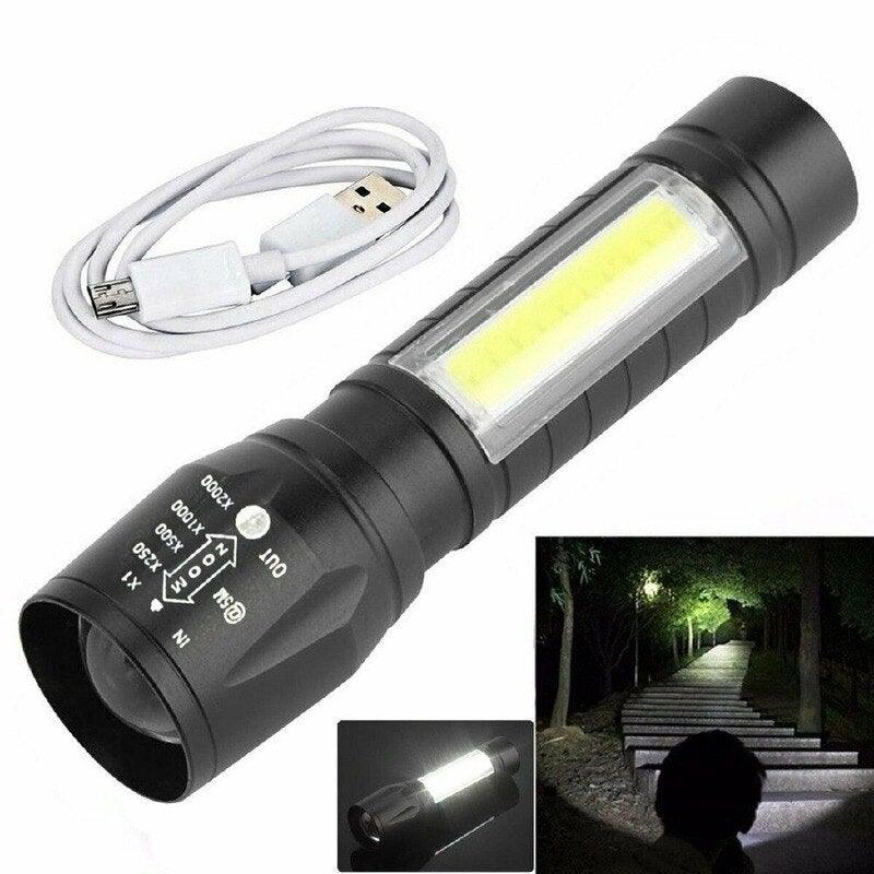 Versatile Rechargeable LED Tactical Flashlight - Compact & Waterproof - Korvel