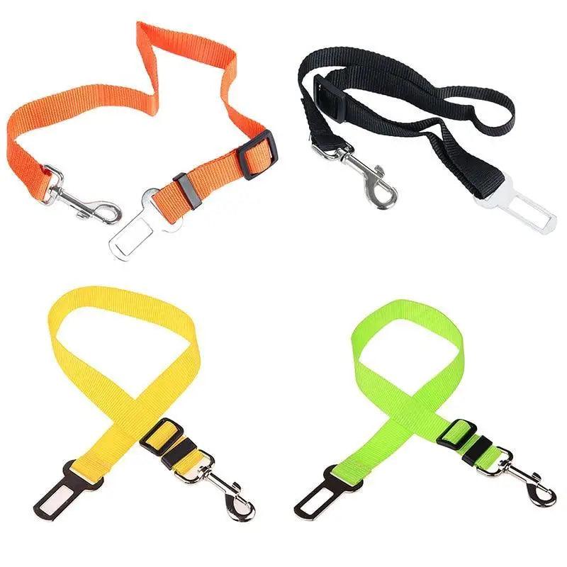 Ceinture de sécurité en nylon ajustable pour chiens et chats