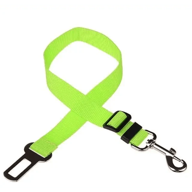 Ceinture de sécurité en nylon ajustable pour chiens et chats