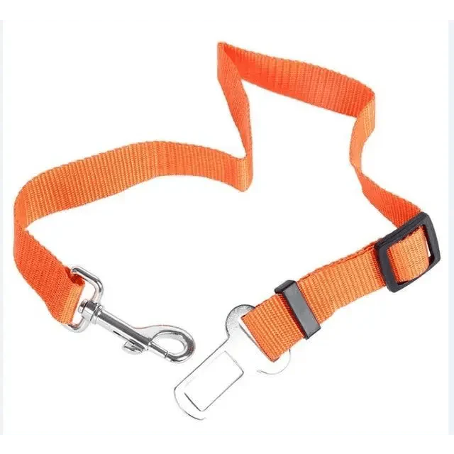 Ceinture de sécurité en nylon ajustable pour chiens et chats