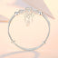 Bracelet en argent sterling réglable avec charme attrape-rêves et plume