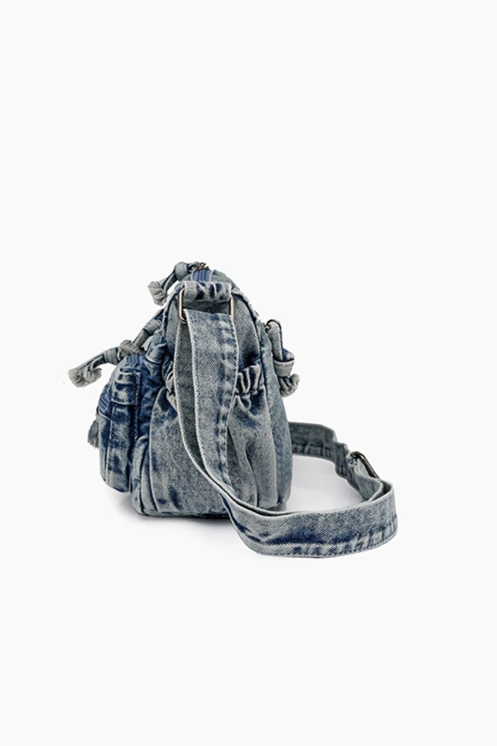 Bolso Cruzado de Denim con Correa Ajustable