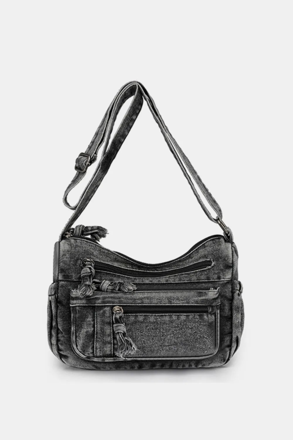 Bolso Cruzado de Denim con Correa Ajustable