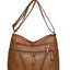 Adjustable Strap PU Leather Shoulder Bag - Korvel