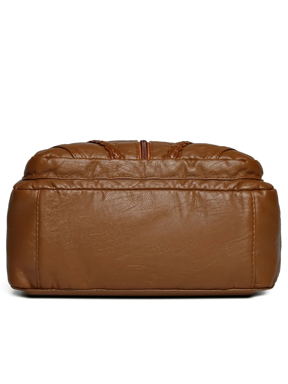 Adjustable Strap PU Leather Shoulder Bag - Korvel