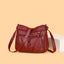 Adjustable Strap PU Leather Shoulder Bag - Korvel