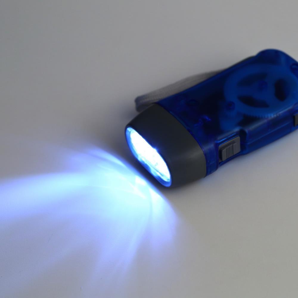 Versatile Hand-Crank LED Flashlight - Waterproof & Ultra-Bright for Outdoor Adventures - Korvel
