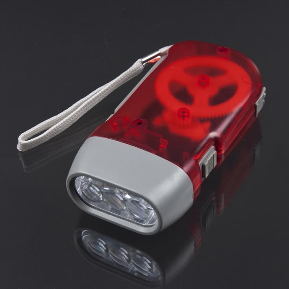 Versatile Hand-Crank LED Flashlight - Waterproof & Ultra-Bright for Outdoor Adventures - Korvel