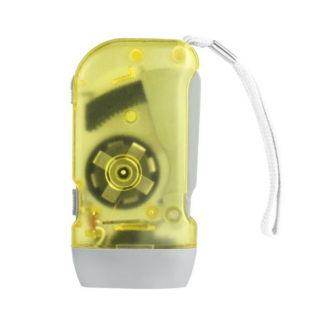 Versatile Hand-Crank LED Flashlight - Waterproof & Ultra-Bright for Outdoor Adventures - Korvel