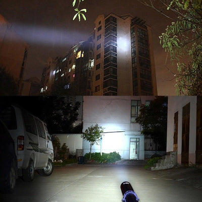 High Lumen Adjustable Waterproof Tactical Flashlight - Portable LED Torch for Emergencies & Self Defense - Korvel