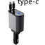 Chargeur de voiture en métal premium - Adaptateur USB-C super rapide 100W