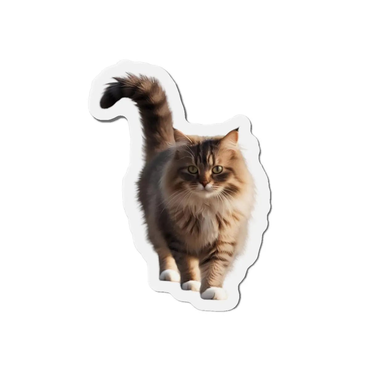 Magnète découpé en forme de chat charmant pour la décoration intérieure