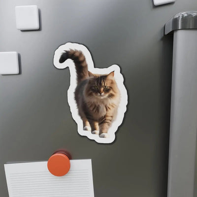 Charming Cat Die-Cut Magnet for Home Decor