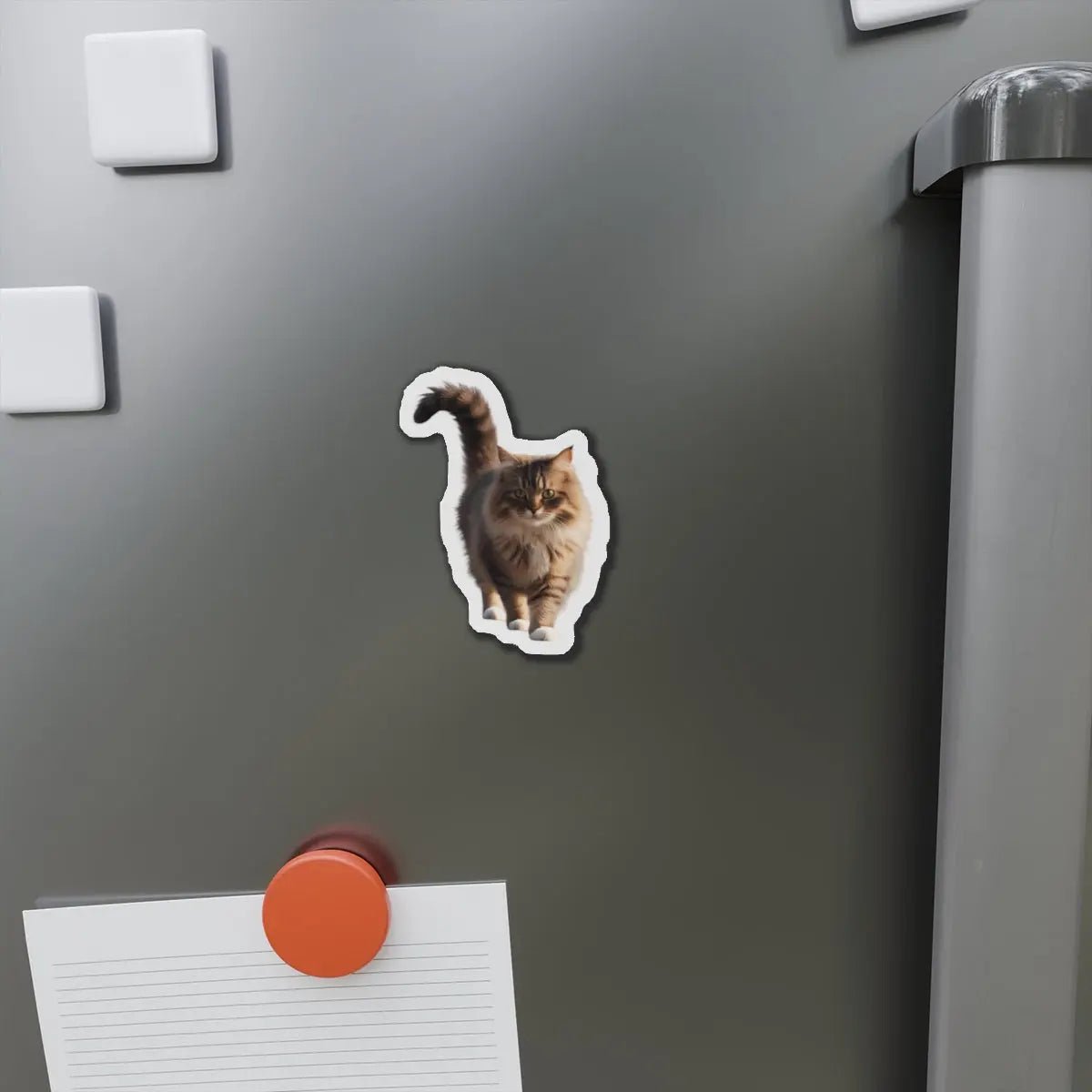 Magnète découpé en forme de chat charmant pour la décoration intérieure