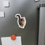 Magnète découpé en forme de chat charmant pour la décoration intérieure