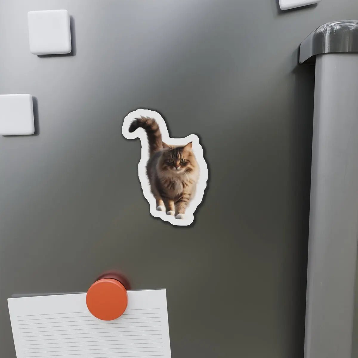 Magnète découpé en forme de chat charmant pour la décoration intérieure