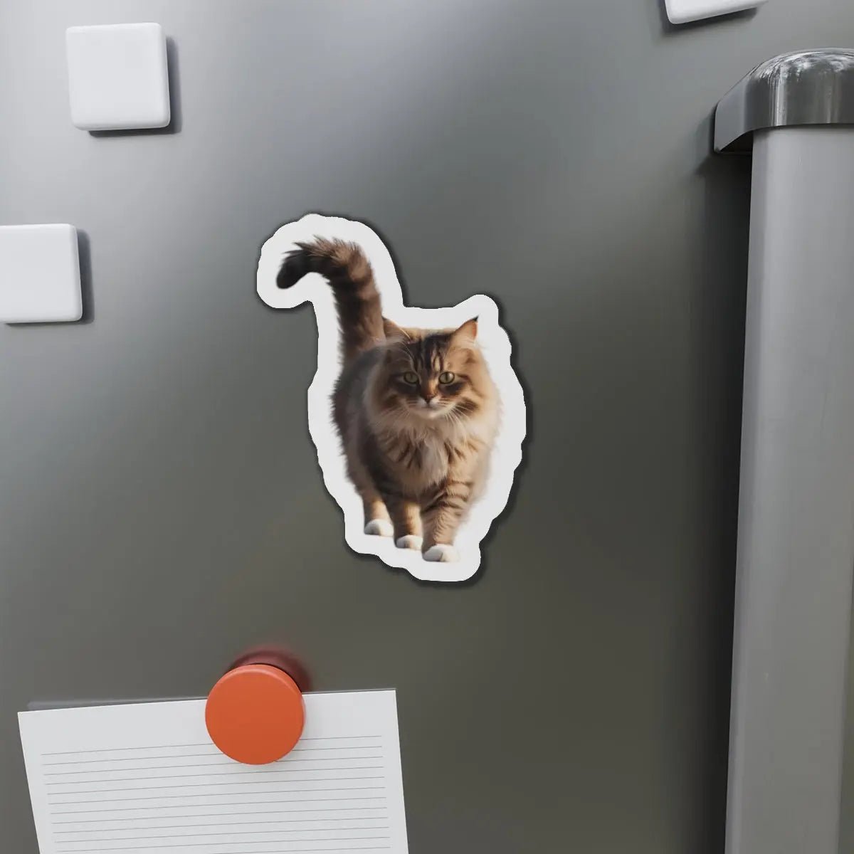 Magnète découpé en forme de chat charmant pour la décoration intérieure