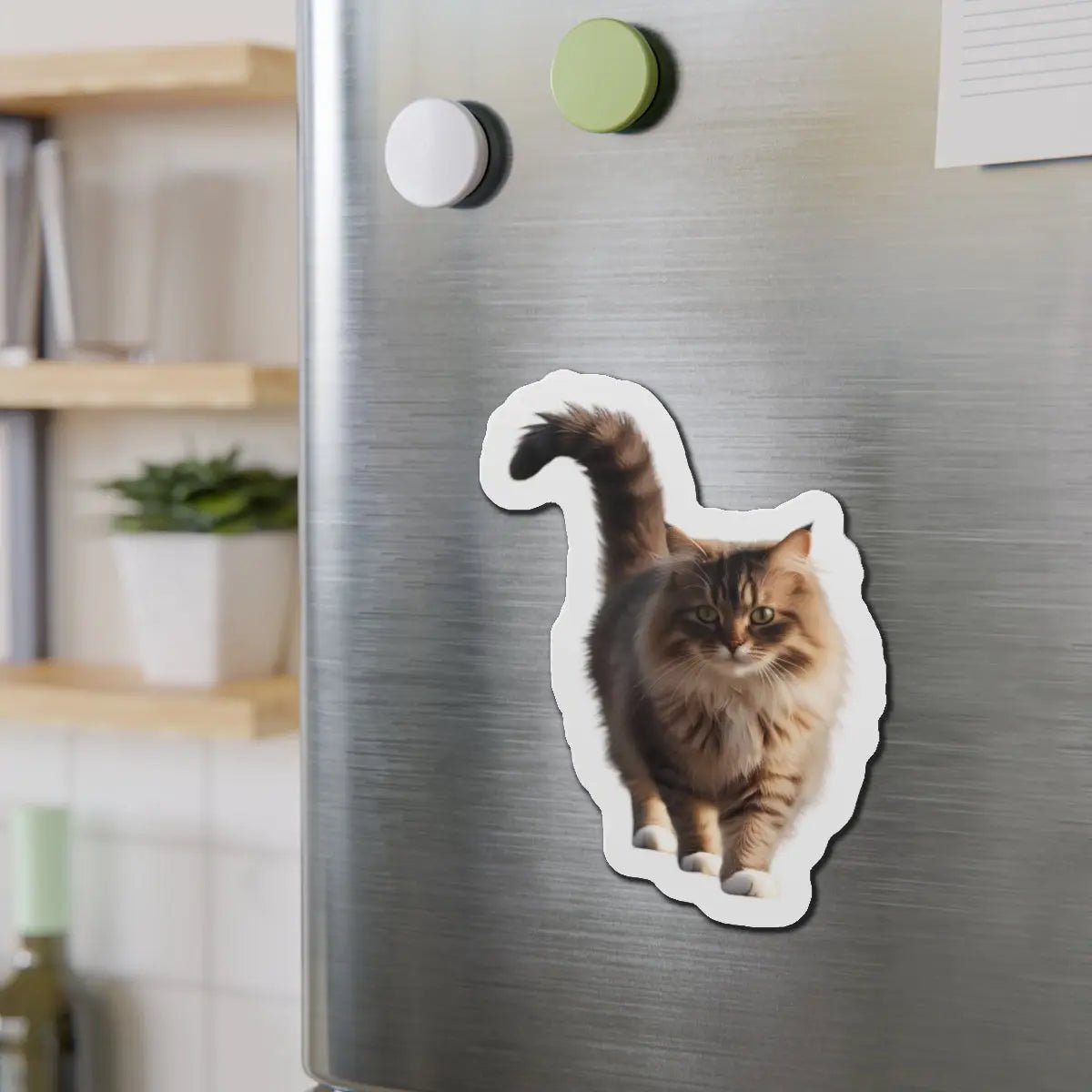 Magnète découpé en forme de chat charmant pour la décoration intérieure