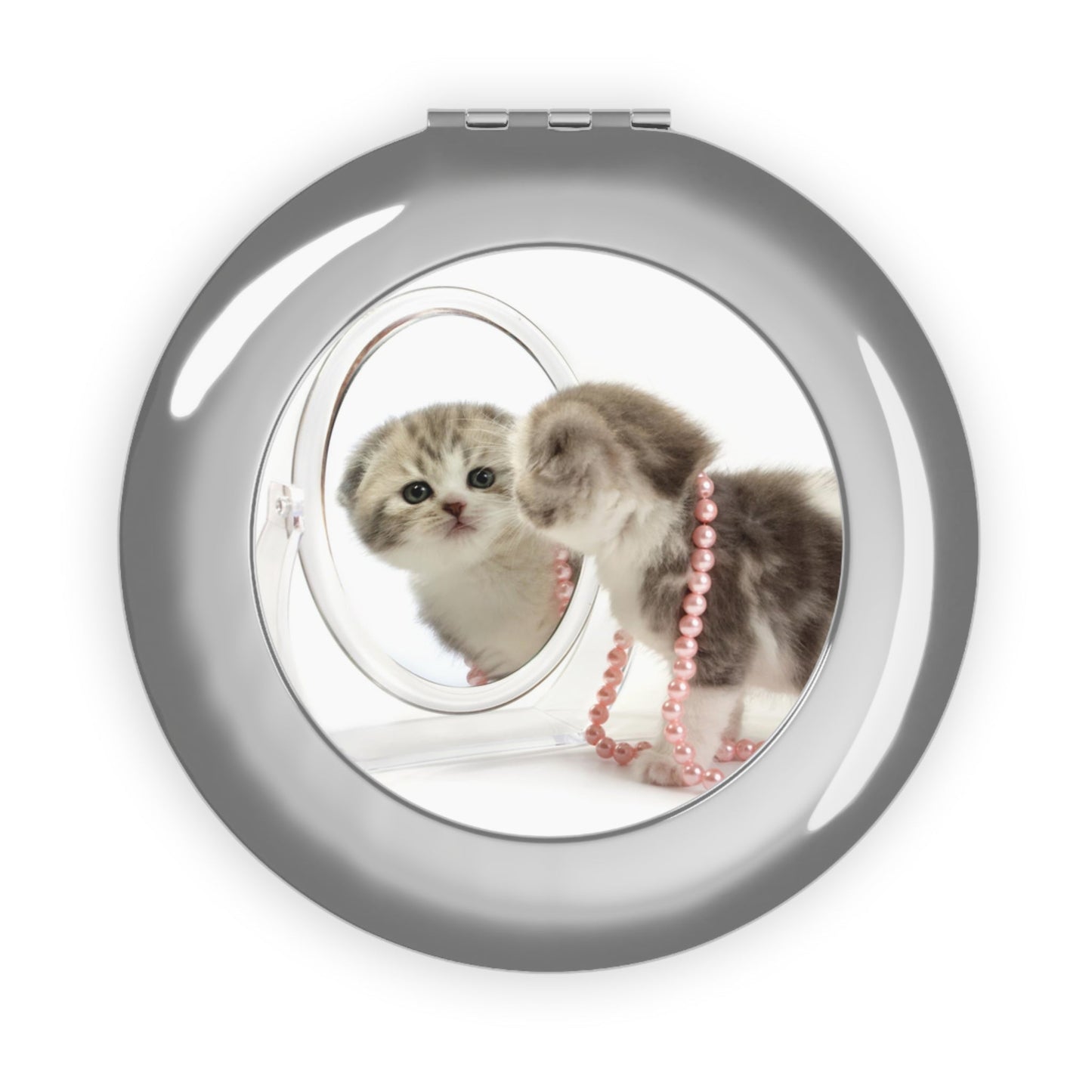 Miroir de Voyage Compact Adorable pour Amoureux des Animaux
