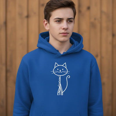 Sudadera juvenil Charming Stick Cat para niños
