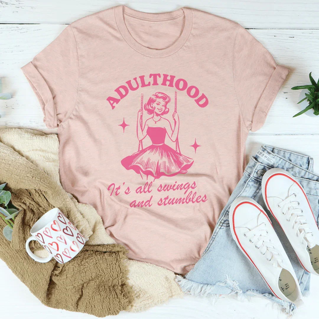 Adulte : C'est plein de hauts et de bas T-shirt