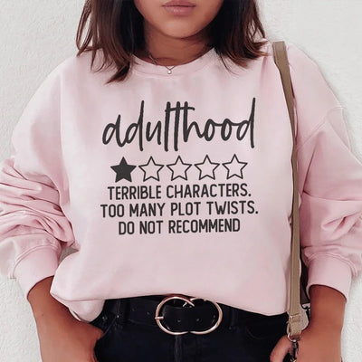 Adulthood Terrible Characters Sweatshirt