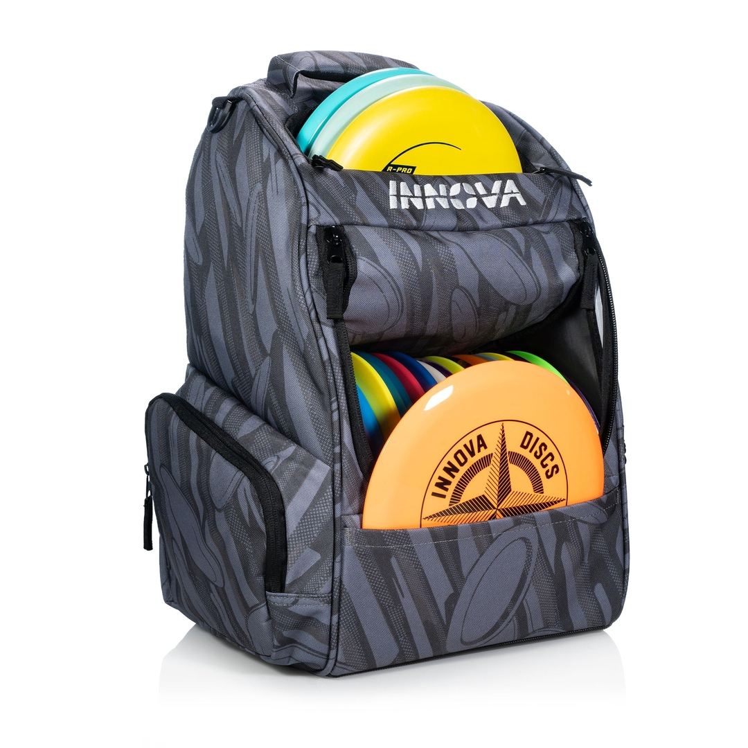 Mochila de Disc Golf Innova Adventure - Capacidad para 25 Discos