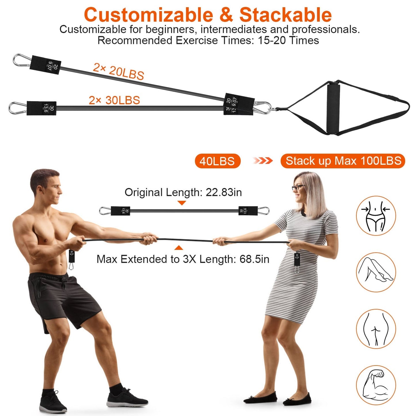 GBruno Pilates Bar Kit for Versatile Workouts
