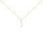 Collar de Pendiente de Viaje de Diamantes de 14k de Oro Amarillo 3.0 cttw