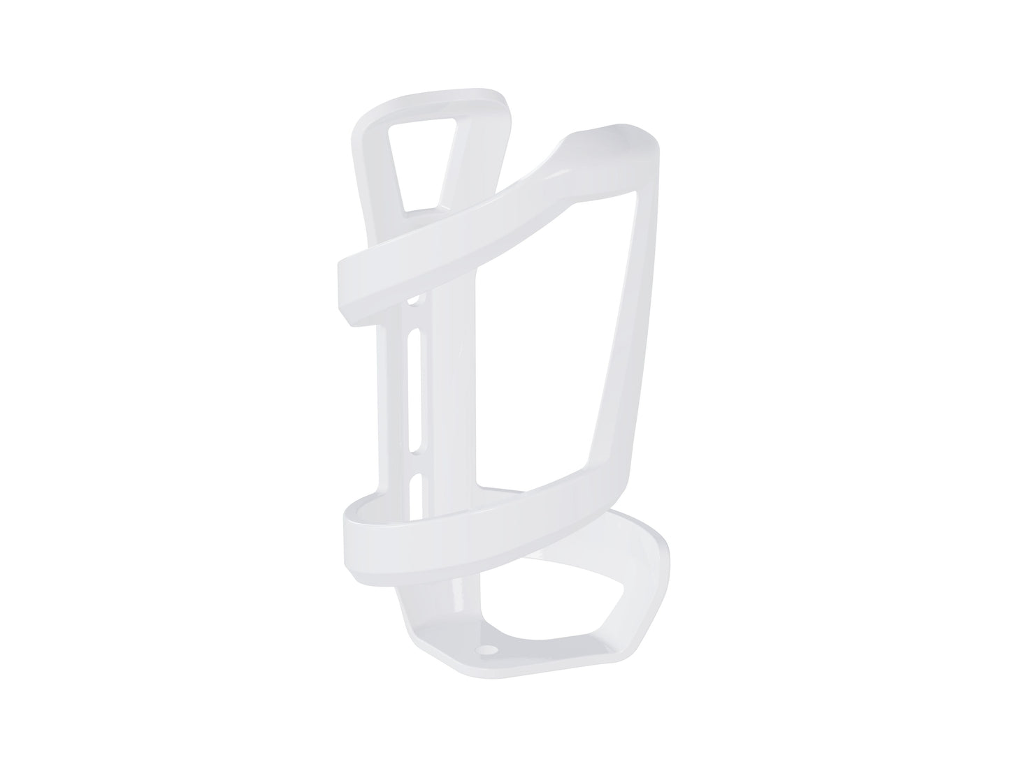 Trek Side Load Droit Cage en Plastique Recyclé Gloss Blanc