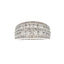 Bague de mariage en diamant de 1,00 ct en or blanc 10KT