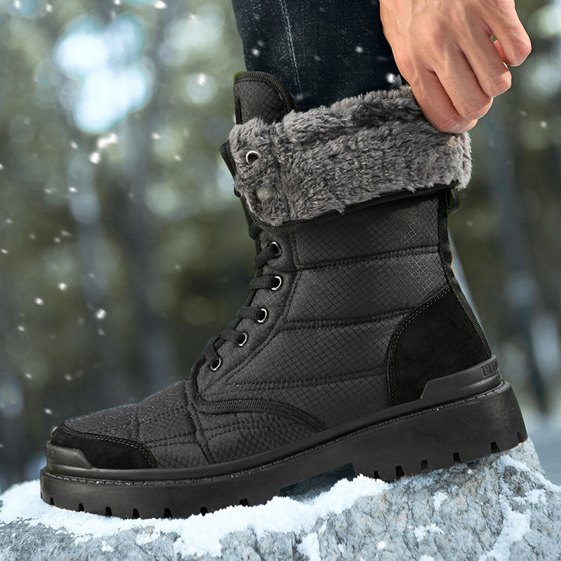 Men's Outdoor Plus Cotton High Top Boots
