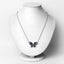 3.83 Carat Blue Sapphire & White Zircon .925 Sterling Silver Pendant