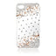 Funda de Rhinestone con Flor Brillante Transparente para iPhone 4/4S