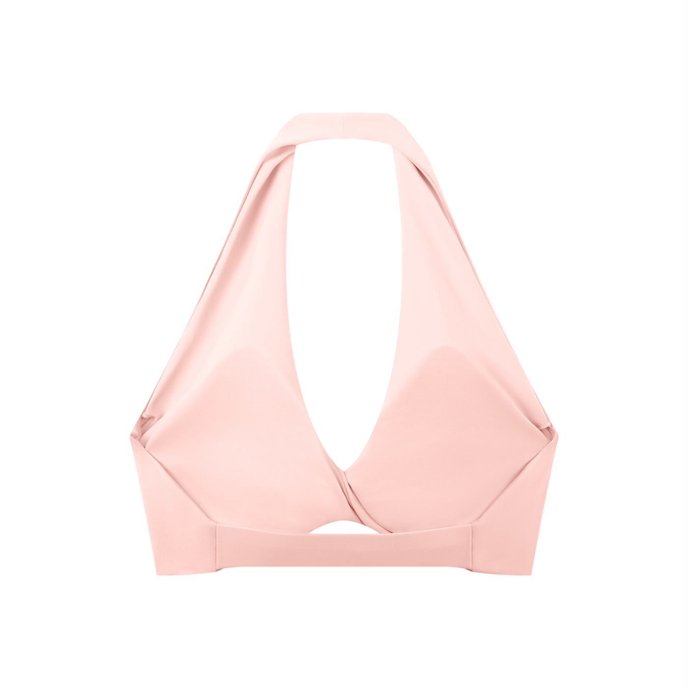 Soutien-gorge de sport à col halter plissé pour femmes Loki & Ivy
