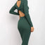 Robe Pull Élegante Femme Sans Dos avec Nœud